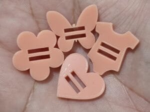 Passador rosa salmão -  pct c/05 und