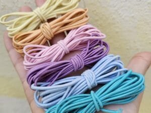 KIT MUNDO PASTEL - elástico roliço 2,0 (2mt)