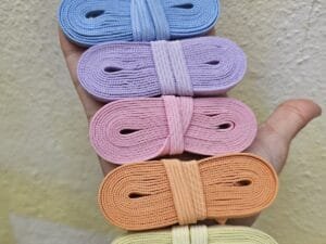 KIT MUNDO PASTEL - elástico chato (2mt de cada)