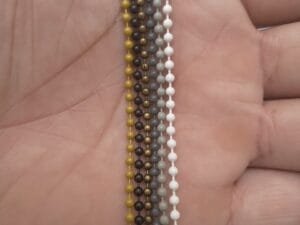 KIT TONS NEUTROS - 30 correntes de bolinha