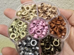 Kit ELEGÂNCIA - 175 ilhós - grátis organizador flor