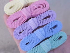 MINI KIT PASTEL - elástico chato (1mt de cada)