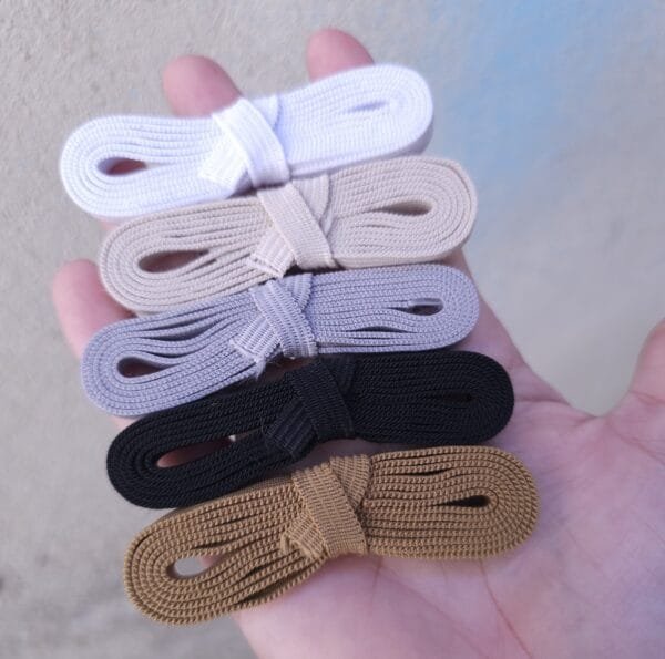 MINI KIT NEUTRO - elástico chato (1mt de cada)