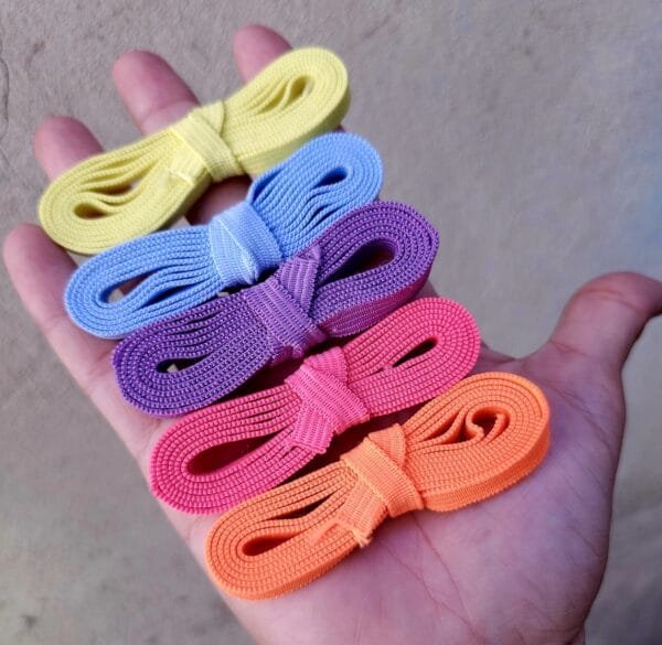 MINI KIT COLORS - elástico chato (1mt de cada)