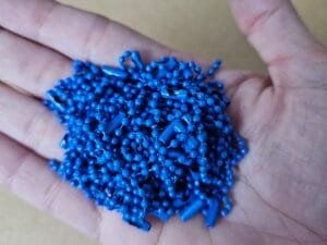 03.03 - Corrente bolinha 2,5 mm  - Azul médio - Pct c/10 und