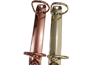 Ferragem (garra) fichário A5 - 123-2d-25 (rose, dourada)