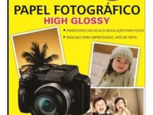 Papel Fotográfico High Glossy - 1 face - A4 - 180g - OffPaper  - pct c/50 fls