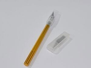 Estilete de precisão Amarelo