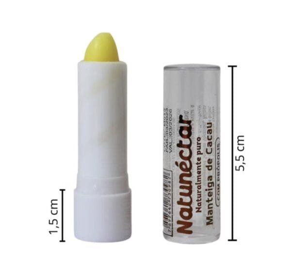 Protetor Labial Bastão - Manteiga de Cacau com Propólis - pct c/ 5 und - Image 2