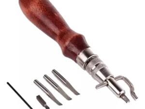 Ferramenta Frisador Desquinador para Couro - 5 em 1