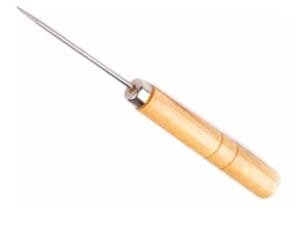 Agulhão - Furador de Tecido com cabo de madeira Lanmax