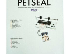 Petseal pouch para plastificação Brilho A4 175 micras - pct c/12 und