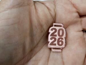 Passador Bujãozinho 2026 - Mod 02 - para elástico chato - espalhado rosé - pct c/5und