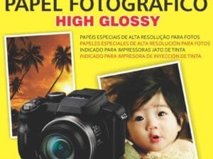 Papel Fotográfico High Glossy - 1 face - A4 - 180g - OffPaper  - pct c/20 fls