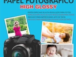 Papel Fotográfico High Glossy - 1 face - A4 - 240g - OffPaper - pct c/50 fls