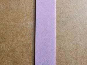 Base para Marca Página de acrilico Rosa Claro Glitter 3x14cm - 1 und