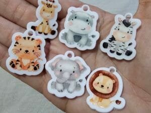 Pingente DTF UV - Safari - 1 und