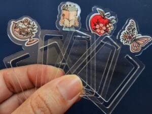 Marca Página Quadrado personalizado Tema Professores - acrilico cristal - 1 und