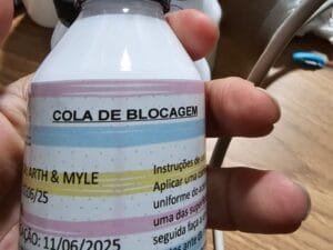 Cola de blocagem - 100 ml - branca