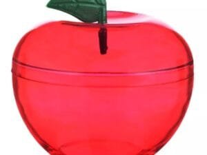 Caixinha para doce - Mini maçã - vermelha - 5x5 cm - 1 und