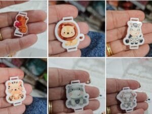 Passador DTF UV - Safari - para elástico chato - 1 und