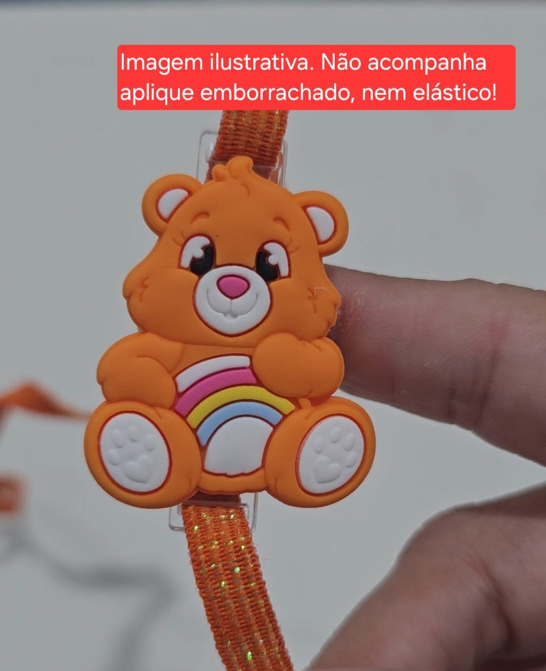 Base Retangular para Passante - 5,5x1 cm - Acrilico Transparente - Pct c/2 und - Imagem 2