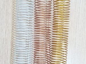 Espiral metálico  - passo 3x1 - 1 1/4" - Branco